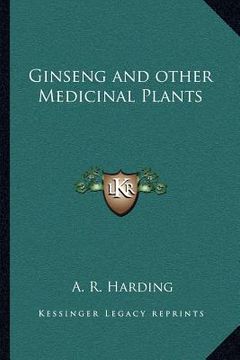 portada ginseng and other medicinal plants (en Inglés)
