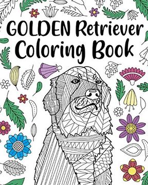 portada Golden Retriever Coloring Book (en Inglés)
