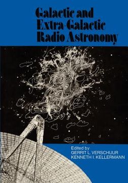 portada galactic and extra-galactic radio astronomy (en Inglés)