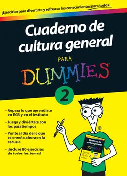 portada Cuaderno de Cultura General Para Dummies 2 (in Spanish)