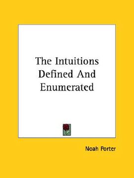 portada the intuitions defined and enumerated (in English)