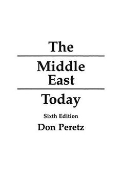 portada The Middle East Today (en Inglés)