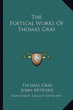 portada the poetical works of thomas gray (in English)