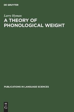 portada A Theory of Phonological Weight (in English)