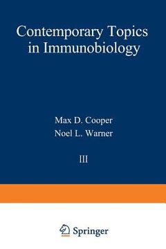 portada Contemporary Topics in Immunobiology: Volume 3 (en Inglés)