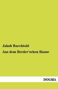 portada Aus Dem Herder'schen Hause (German Edition)