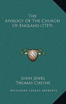 portada the apology of the church of england (1719) (en Inglés)