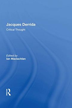 portada Jacques Derrida: Critical Thought 