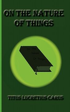 portada on the nature of things (in English)