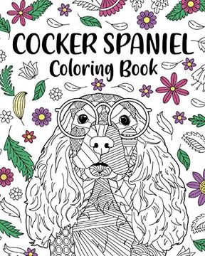portada Cocker Spaniel Coloring Book (en Inglés)