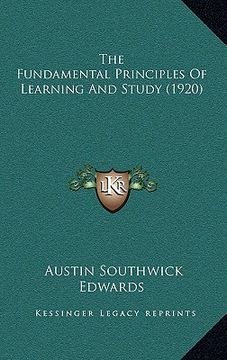 portada the fundamental principles of learning and study (1920)