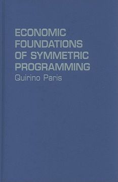 portada economic foundations of symmetric programming (in English)