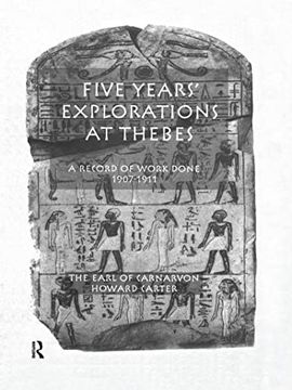 portada Five Years Exploration at Thebes (Kegan Paul Library of Ancient Egypt)