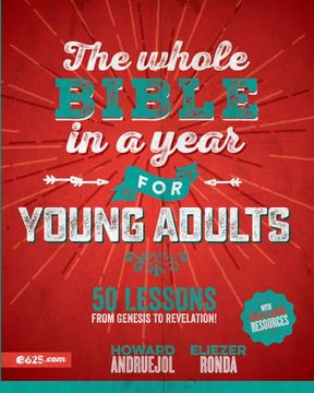 portada The Whole Bible in a Year for Young Adults (Toda la Biblia en un año Para Universitarios) (en Inglés)