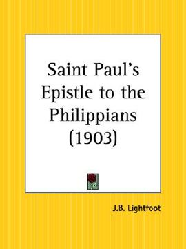 portada saint paul's epistle to the philippians (en Inglés)