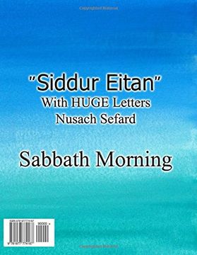 portada Siddur Eitan: Shabbat Morning (Sefard): Volume 2