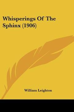 portada whisperings of the sphinx (1906) (en Inglés)
