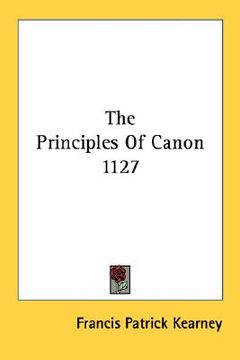 portada the principles of canon 1127 (en Inglés)