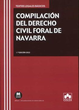 portada Compilación del Derecho Civil Foral de Navarra: Contiene la ley 1 (in Spanish)