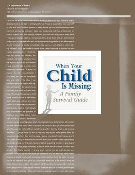 portada When Your Child Is Missing: A Family Survival Guide (Fourth Edition)