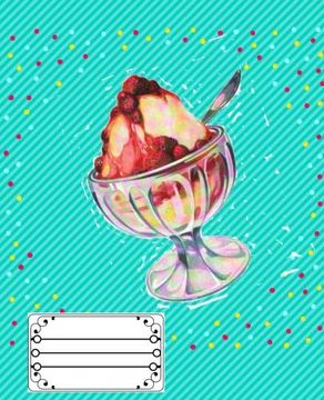 portada Ice Cream: Composition Book 
