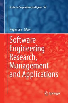 portada Software Engineering Research, Management and Applications (en Inglés)