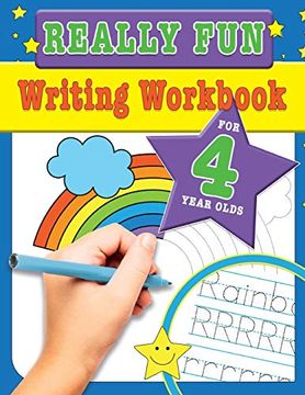 portada Really fun Writing Workbook for 4 Year Olds: Fun & Educational Writing Activities for Four Year old Children 
