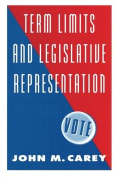 portada Term Limits and Legislative Representation (en Inglés)