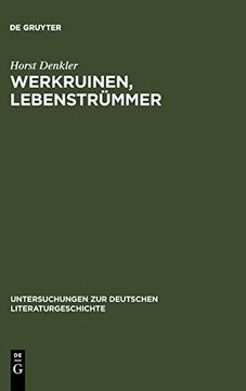 portada Werkruinen, Lebenstrümmer (en Alemán)