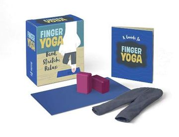 portada Finger Yoga: Bend, Stretch, Relax (Miniature Editions) (libro en inglés)