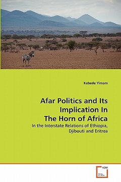 portada afar politics and its implication in the horn of africa (in English)