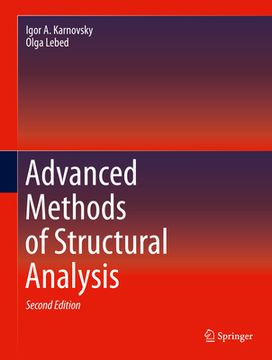 portada Advanced Methods of Structural Analysis (in English)
