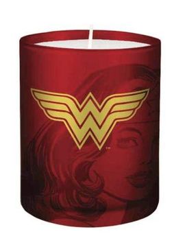 portada Dc Comics: Wonder Woman Glass Votive Candle (Luminaries) 