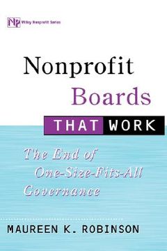 portada nonprofit boards that work: the end of one-size-fits-all governance