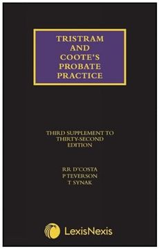 portada Tristram and Coote's Probate Practice Third Supplement to the 32Nd Edition (in English)