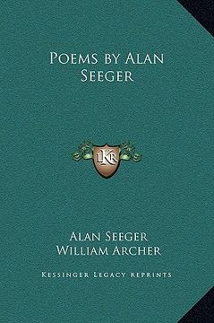 portada poems by alan seeger (en Inglés)