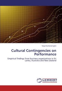 portada cultural contingencies on performance (en Inglés)