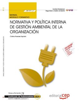 portada Cp - manual - normativa y politica interna de gestion ambie (Cp - Certificado Profesionalidad)