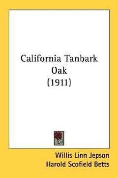 portada california tanbark oak (1911) (en Inglés)