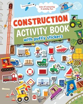 portada Construction Acitivity Book With Puffy Sticker