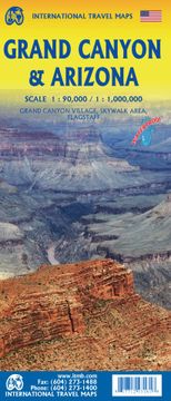 portada Grand Canyon & Arizona Travel Reference map 1: 90K (in English)