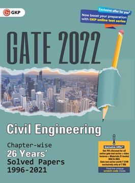 portada GATE 2022 Civil Engineering - 26 Years Chapter-wise Solved Papers (1996-2021) (en Inglés)