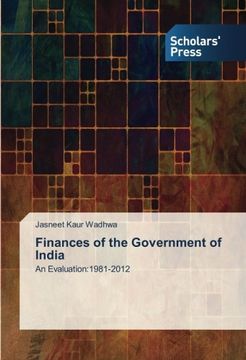 portada Finances of the Government of India: An Evaluation:1981-2012