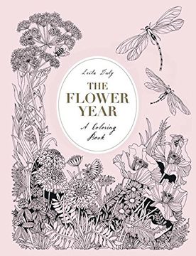 portada The Flower Year: A Coloring Book (en Inglés)