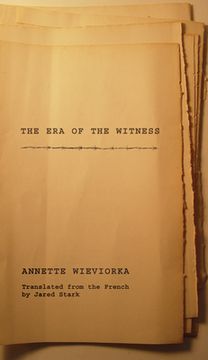 portada the era of the witness