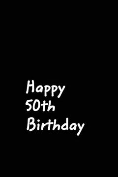 portada Happy 50Th Birthday (en Inglés)