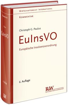 portada Euinsvo - Europäische Insolvenzverordnung: Kommentar (Wirtschaftsrecht International, Kommentar) (en Alemán)
