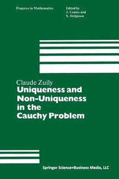 portada uniqueness and non-uniqueness in the cauchy problem (en Inglés)