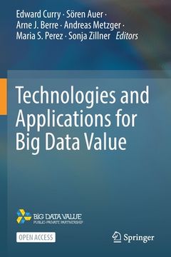 portada Technologies and Applications for Big Data Value (en Inglés)