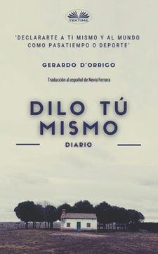 portada Dilo tú mismo: diario (in Spanish)